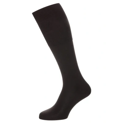 Imagen de FALKE Airport M KH lana algodón largo unicolor 1 par, Calcetines largos Hombre, Marrón (Brown 5930), 47 48
