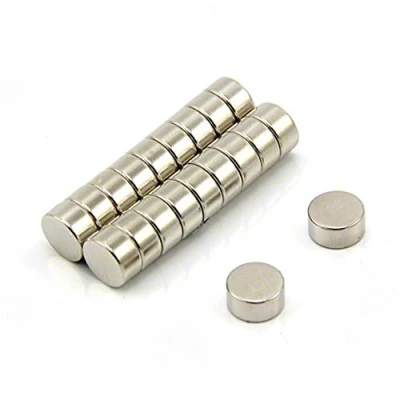 Imagen de N35 Magnet de Neodimio Para Artes, Manualidades, Fabricación Modelos, Bricolaje, Pasatiempos, Oficina Y Hogar 10mm Diámetro x 5mm Espesor 2.5kg Paquete 20