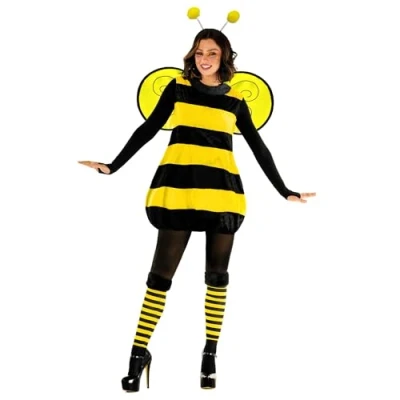 Imagen de Morph Disfraz Abeja Mujer, Adulto Mujer Abeja, Abejorro Adulto, Abejas, Avispa, Carnaval XL