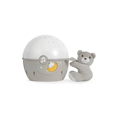 Imagen de Chicco Luz nocturna para bebés Next2Stars, neutra Proyector Starlight cunas y cunas, sensor de sonido, 3 efectos iluminación música, 1 pieza