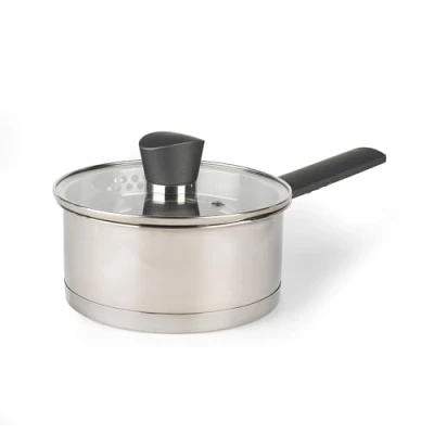 Imagen de Russell Hobbs RH01162EU Cacerola Con Tapa De La Colección Excellence, 16 cm, Acero Inoxidable Y Acabado Pulido Espejo, Apto Para Placas Inducción Lavavajillas, Libre PFOA