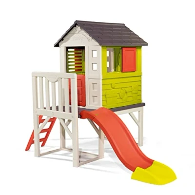 Imagen de Smoby Casa Casita de La Playa con Tobogán, Multicolor, 2.6 x 1.6 1.97 m (810800)