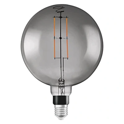 Imagen de LEDVANCE Smart+ E27 Globe Classic con Filamento Ahumada 6W 430lm 825 Luz muy Cálida Regulable Reemplazo 40W