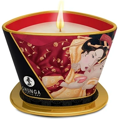 Imagen de SHUNGA VELA DE MASAJE FRESA 170 ML