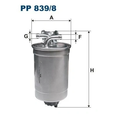 Imagen de Filtro combustible FILTRON PP 839/8
