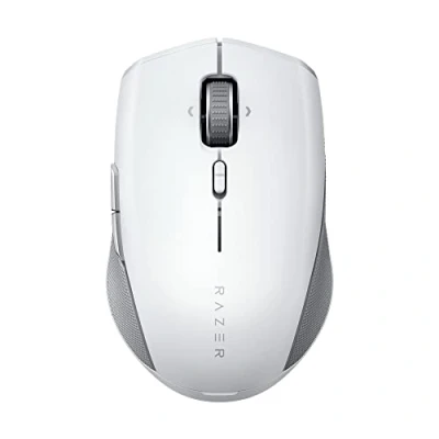 Imagen de Razer Pro Click Mini Ratón inalámbrico profesional, ergonómico para una mayor productividad en la oficina PC / Mac (Bluetooth, hasta 4 dispositivos simultáneamente, 400 horas) Mercury