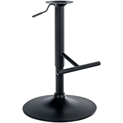 Imagen de CLP Repuesto para Taburetes De Bar En Forma T I Pieza Recambio Base Sillas Giratorias &amp; Altura Ajustable, Color:Negro