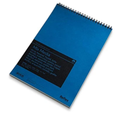 Imagen de Schoellershammer Mix Media Pad A3, 30 hojas, encuadernado en espiral, papel blanco de 300 g/m², VF5004287
