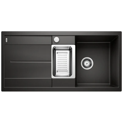 Imagen de BLANCO 525926 Fregadero de Cocina, Negro, 60 cm Unterschrank