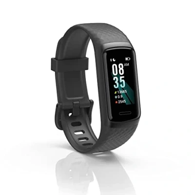 Imagen de Hama Banda de Actividad (Smartwatch Resistente al Agua, función Despertador, hasta 14 Deportes Diferentes, podómetro, frecuencia Cardiaca, Reloj Deportivo) Negro