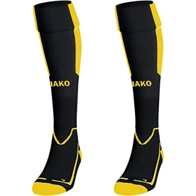 Imagen de Jako Lazio Medias, Todo el año, Infantil, Color Negro/Amarillo, tamaño 31 34