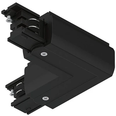 Imagen de Paulmann 91375 Sistema ProRail3 Conector en L Interior 101 x mm máx. 3.680W Negro Riel de Techo Metal y plástico