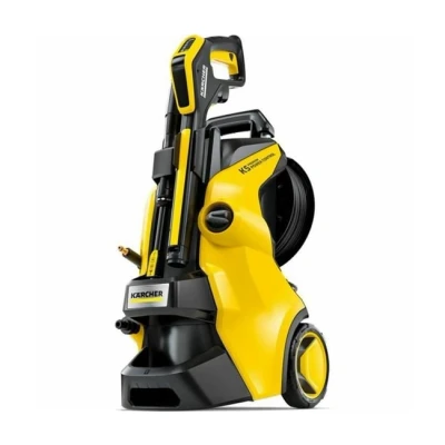 Imagen de Kärcher Hidrolimpiadora K 5 Premium Power Control, 145 bar, caudal: 500 l/h, rendimiento de superficie: 40 m²/h, Home &amp; Garden app, enrollador manguera, pistola, boquilla turbo, Negro y Amarillo