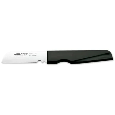 Imagen de Arcos Cuchillo de Electricista para Cortar Cables con Hoja Acero Inoxidable 90 Mm y Mango ergonómico Polipropileno. Utensilio Profesional Instalaciones Eléctricas. Color Negro