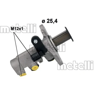 Imagen de METELLI 05 1251 Cilindro Maestro de Freno 25,40 Aluminio SEAT: Leon III Hatchback, ST, Tarraco, VOLKSWAGEN: Golf 7, Passat B8 Variant