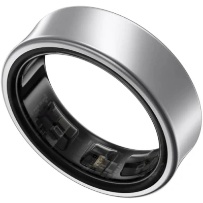 Imagen de Anillo Inteligente Samsung Galaxy Ring, Tamaño 12 (21.4 mm), Oro, IA, Titanio, Batería hasta 7 días, BT 5.4, ANC