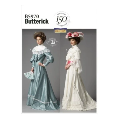 Imagen de Butterick Schnittmuster, algodón, Blanco, B5 (8 10 12 14 16)
