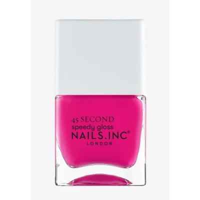 Imagen de Nails Inc POPPING TO PRIMRPSE HILL Quick Drying Nagellack Dunkles Pink Schnelltrocknend in 45 Sekunden Nagelstärkend mit Hexanal, Kalzium, Magnesium Cruelty Free Perfekte Maniküre