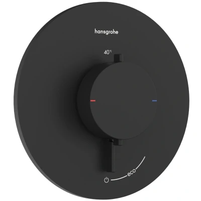 Imagen de hansgrohe 33714670 Termostato, Negro Mate, 1 Verbraucher