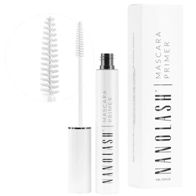 Imagen de base de máscara Nanolash 10ml aumenta el volumen pestañas, primer nutritiva rímel transparente