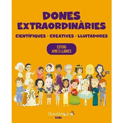 Imagen de Dones extraordinàries. Científiques, Creatives, Lluitadores: Estoig amb 3 llibres (ELS MEUS PETITS HEROIS)
