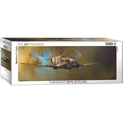 Imagen de EuroGraphics 6010 0952 Spitfire by Barrie A F Clark Puzzle (1000 Piece) Rompecabezas, Multicolor
