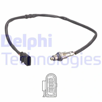 Imagen de DELPHI ES21193 12B1 Sonda lambda plana, térmico SEAT: Ibiza 4, 4 Sportcoupe, ST, VOLKSWAGEN: Polo V Hatchback