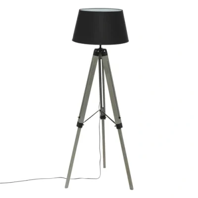 Imagen de ATMOSPHERA CREATEUR D&#039;INTERIEUR Lámpara de pie trípode negro Runo H145