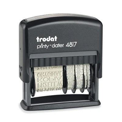 Imagen de TRODAT PRINTY 4817 ISO POL AUTOMÁTICO CON CONTRASEÑA LISTA