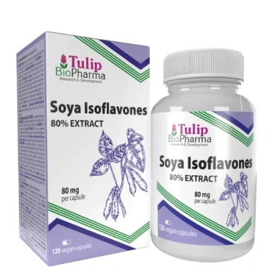 Imagen de Isoflavonas de SOJA 80% Extracto 120 Cápsulas, 2 meses suministro