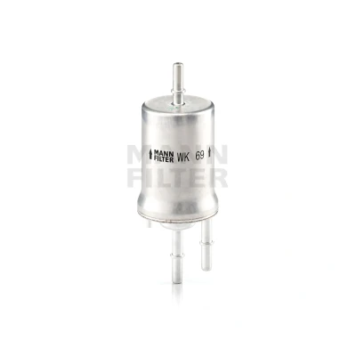 Imagen de MANN FILTER WK 69 Filtro Combustible de tubería, con regulador presión integrado 8 VOLKSWAGEN: Golf 6, 5, Touran I, SEAT: Ibiza 4