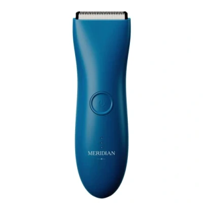 Imagen de Meridian Afeitadora Eléctrica corporal para Hombres y Mujeres Logra un afeitado limpio seguro en tus partes íntimasl Resistente al Agua l USB Recargable Duración: 90 minutos Azul