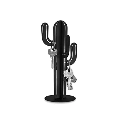 Imagen de Balvi Soporte para Llaves Cactus Color Negro En Forma de Metal