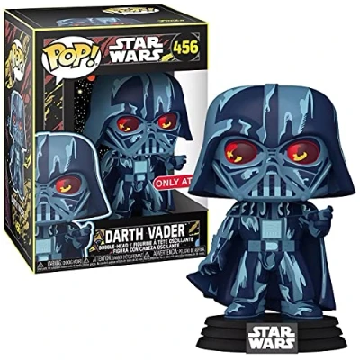 Imagen de Funko Pop Star Wars Darth Vader Retro #456 Exclusive Edition Figura