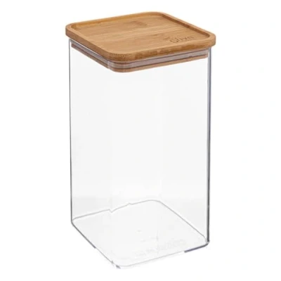 Imagen de 5five caja cuadrada &quot;eske&quot; con tapa de bambú 1,5l