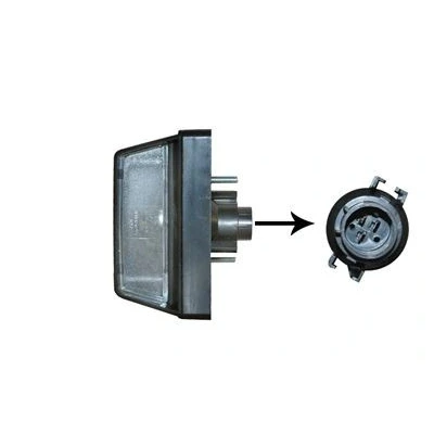 Imagen de VAN WEZEL 2813920 Luz Matricula derecha IVECO: DAILY 6 , 3, FIAT: Ducato II Camión de plataforma/Chasis