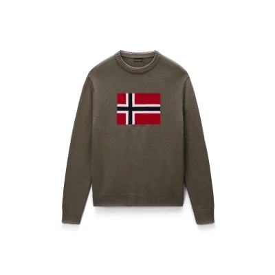 Imagen de Napapijri MURA Jersey de punto, Hombre, Talla: Small, Tea leaf ga