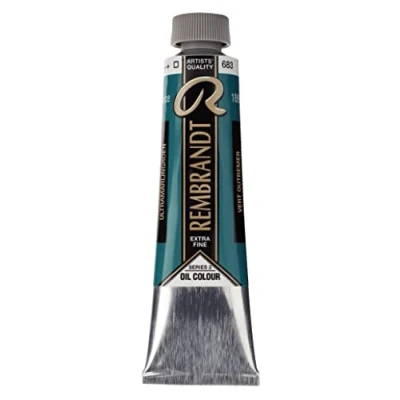 Imagen de Talens Rembrandt Excelentes colores de pintura al óleo 40 ml 683 Verde ultramarino