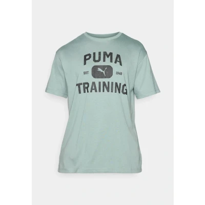 Imagen de Puma Graphics Train LOGO Relaxed TEE Camiseta deportiva, Hombre, Talla: XXL, Green moon