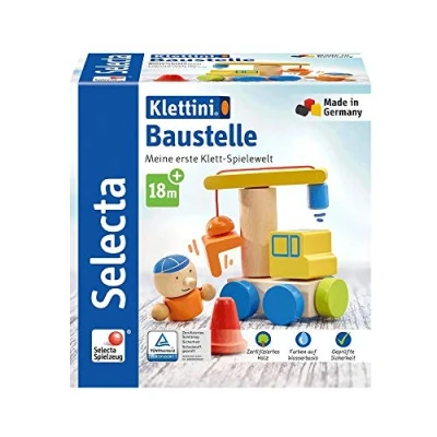 Imagen de Selecta Klettini Juego de construcción con velcro, 8 piezas, Color obra. (Schmidt Spiele GmbH 62075)