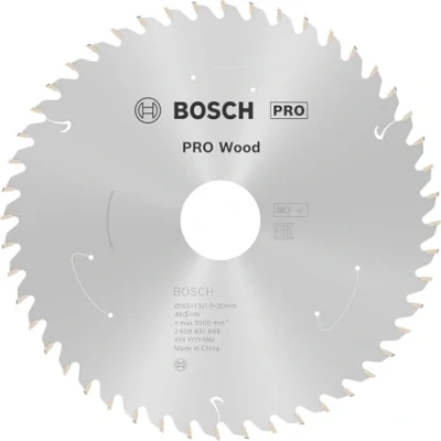 Imagen de Bosch Professional Disco de sierra circular Standard for Wood (madera, 165 x 30 1,5 mm, 48 dientes, accesorio sin cable)
