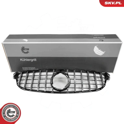 Imagen de ESEN SKV 66SKV535 Parrilla plata sin cámara MERCEDES BENZ: Clase C Cabrio, Sedán, Coupé