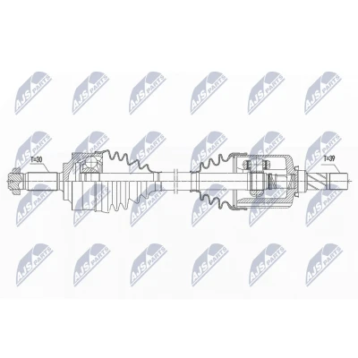 Imagen de Semi eje NTY NPW ME 150