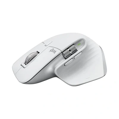 Imagen de Ratón inalámbrico Logitech MX Master 3S, 8000 ppp, Botones personalizables, Carga rápida, Clic silencioso, Multidispositivo, Multisistema, Blanco