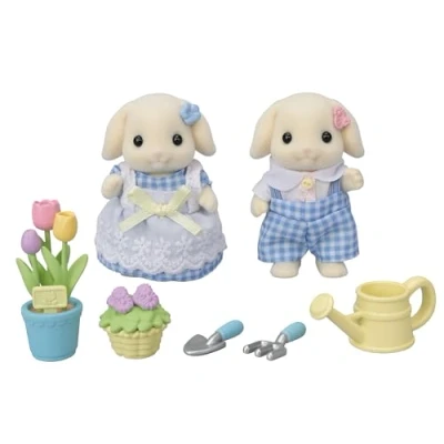 Imagen de Sylvanian Families 5736 Juego de Flores y jardín con Figuras para casa muñecas