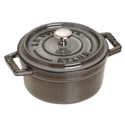 Imagen de Staub Minis Cocotte Redonda, Hierro Fundido, Verde basilisco, 10 cm