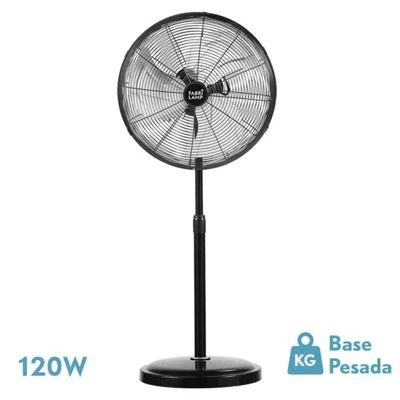 Imagen de FABRILAMP Ventilador De Pie Africo 120w Negro Regx55x55 Cm 3 Velocidades Fijo Y Rotatorio