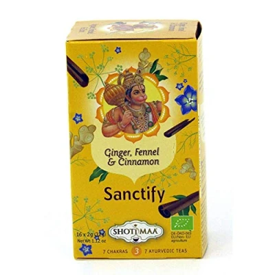 Imagen de Hari Treas Sanctify (Infusion Chakras Santifica)16 Bolsitas Jenjibre Hinojo Y Canela 100 ml