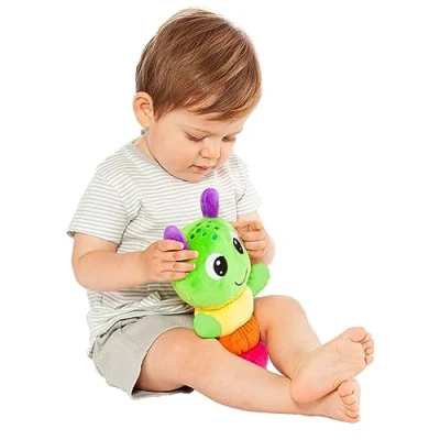 Imagen de MOLTO Peluche Gusanito GusyLuz® con Luz para Dormir Juguete Bebe de Aprendizaje Muñeco Quitamiedos Infantil Juguetes Educativos Niños +0 Años