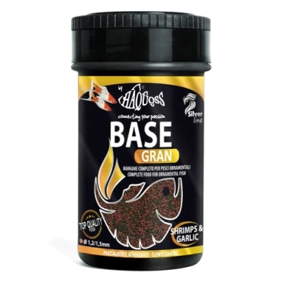 Imagen de Haquoss Basegran Alimento en gránulos de 1,2/1,5 mm para Peces Tropicales, 100 ml/55 g